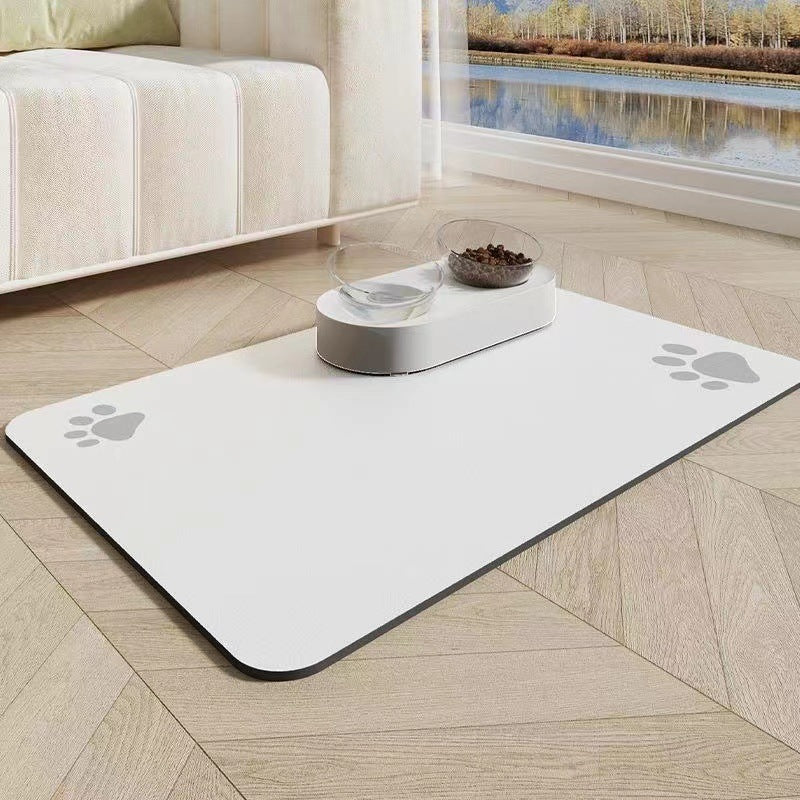 Pet Diatom Ooze Floor Mat Dogs And Cats Eating Mat Spill-proof Waterproof Quick-drying Placemat - My Store