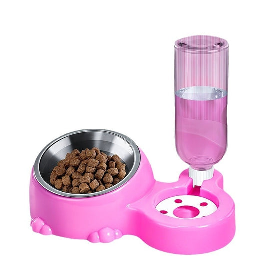Cat Bowl Automatic Water Dispenser Kitten Puppy Food Basin Rice Bowl - My Store