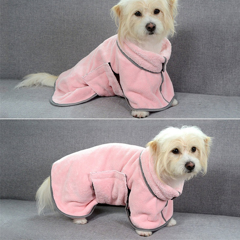 Quick-drying Pet Absorbent Towel Dog Bathrobe Pet Dog Bath Towel For Dogs Cats Microfiber Absorbent Pet Drying Towel Pet Supplies Pet Products - My Store