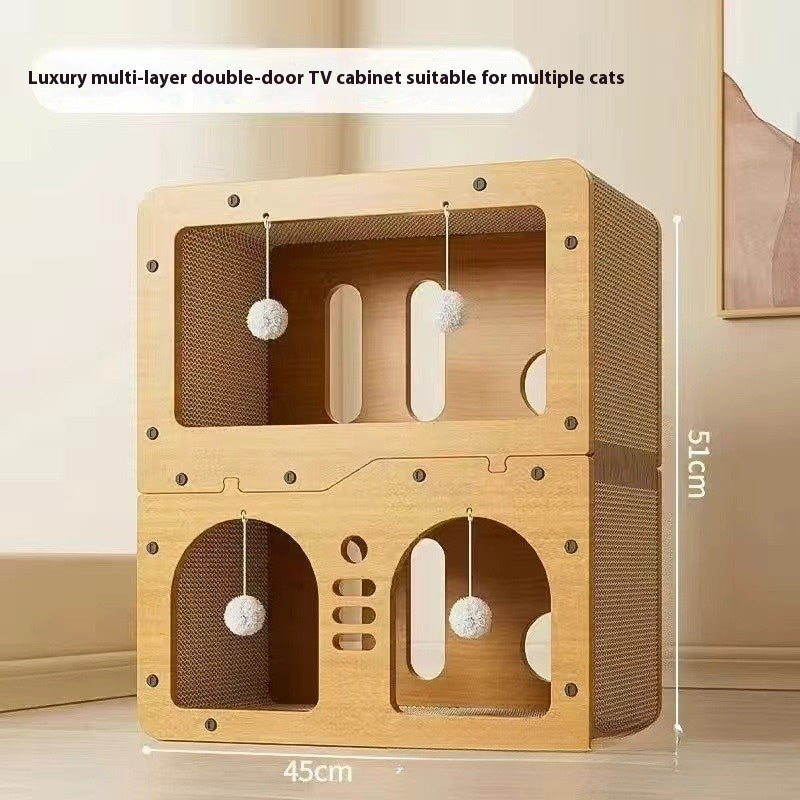 Wear-resistant Non-chip Cat Scratching Board Four Seasons Universal Cat Nest - My Store