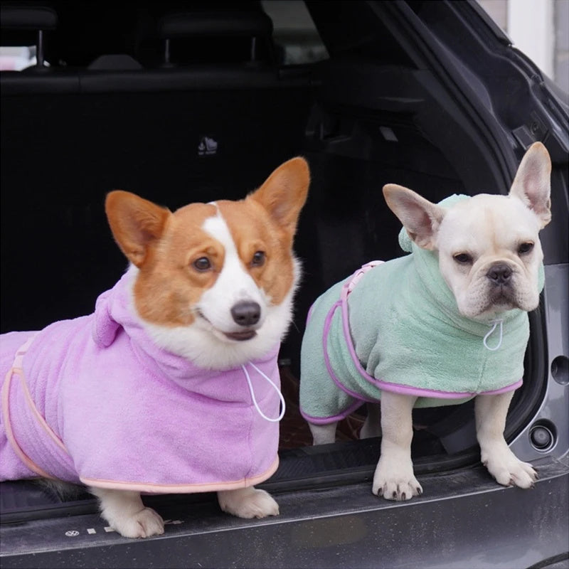 Pet Bathrobe Dog Bath Towel Super Absorbent Shower Cleaning Towel Dog Microfiber Drying Bath Towel Dogs Fast Dry Towel Pet Products - My Store