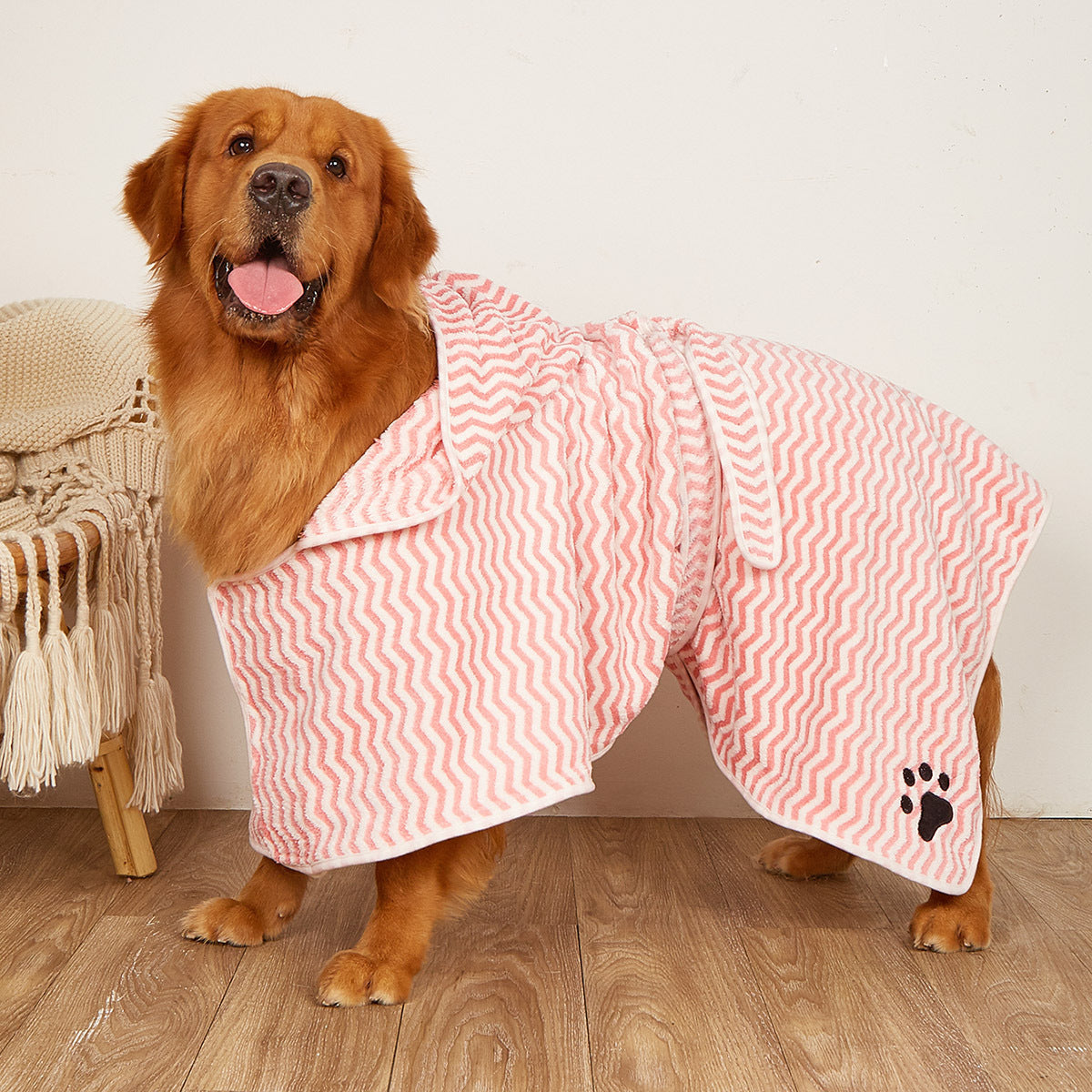 Pet Dogs And Cats Microfiber Bathrobe Towel - My Store