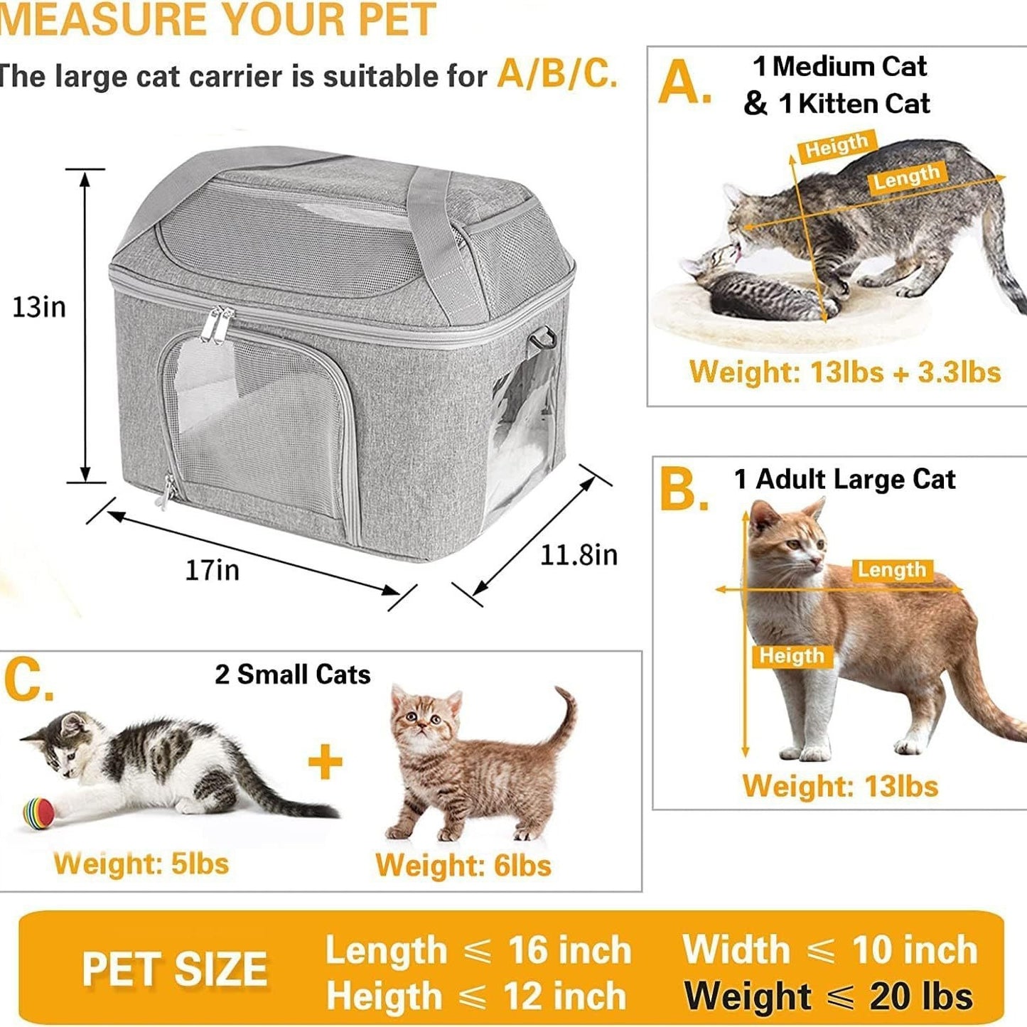 Dog Backpack Breathable Pet Portable Carrier Bag Travel Transport Bag For Small Dogs And Cats Outgoing - My Store