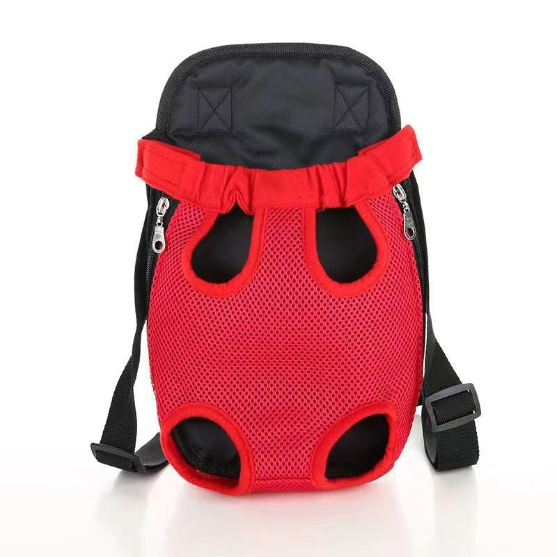 Pet Dog Carrier Backpack For Small Dogs Breathable Portable Dog Bag Adjustable Dog Front Carrier For Hiking Camping Traveling - My Store