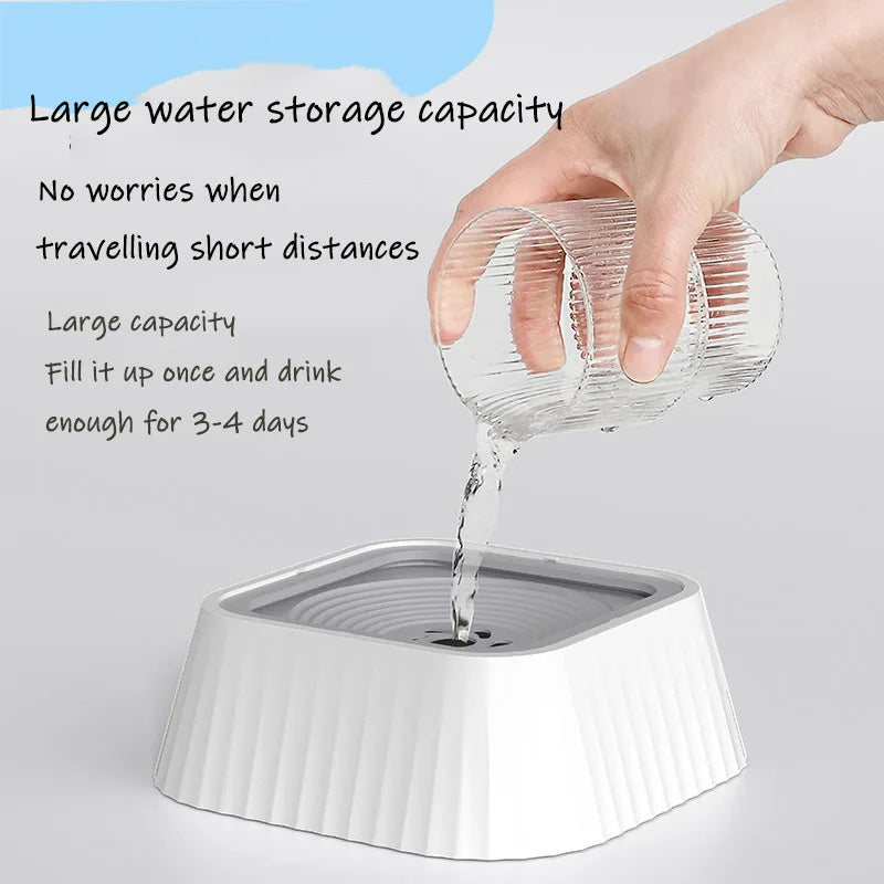 Pets Dog Cat Bowl Floating Bowl Water Drinker Not Wet Mouth Splash Water Portable Dog Bowl Not Sprinkler Pet Drinking Bowl Cup Pet Products - My Store
