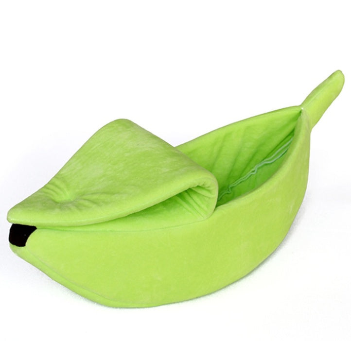 Pet House Dog Bed Banana Shape Dog House Cute Pet Kennel Nest Warm Dog Sofas Sleeping Bed - My Store