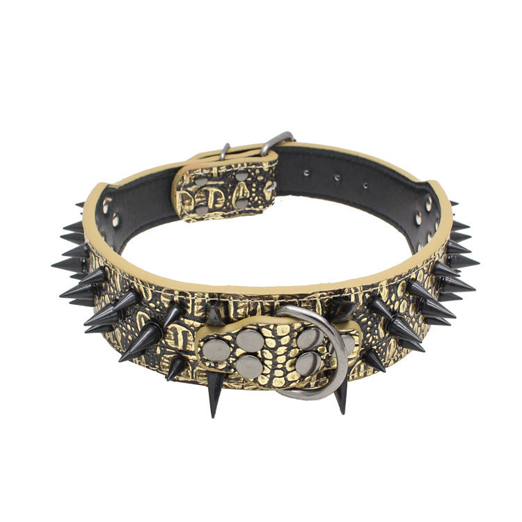 Large Explosion-Proof Rivet Bite-Proof Pet Collar - My Store