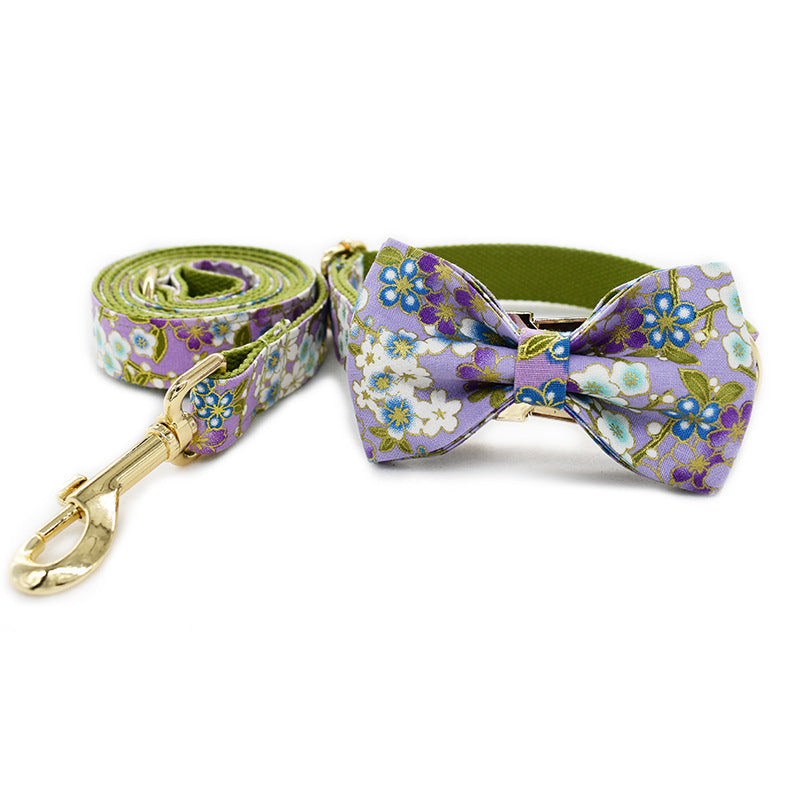 Purple Zephyr Collar Dog Leash Pet - My Store