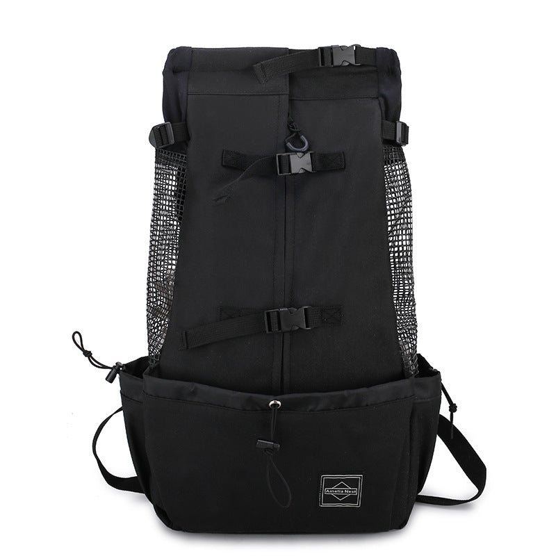 Pet Dog Carrier Bag Carrier For Dogs Backpack Out Double Shoulder Portable Travel Backpack Outdoor Dog Carrier Bag Travel - My Store