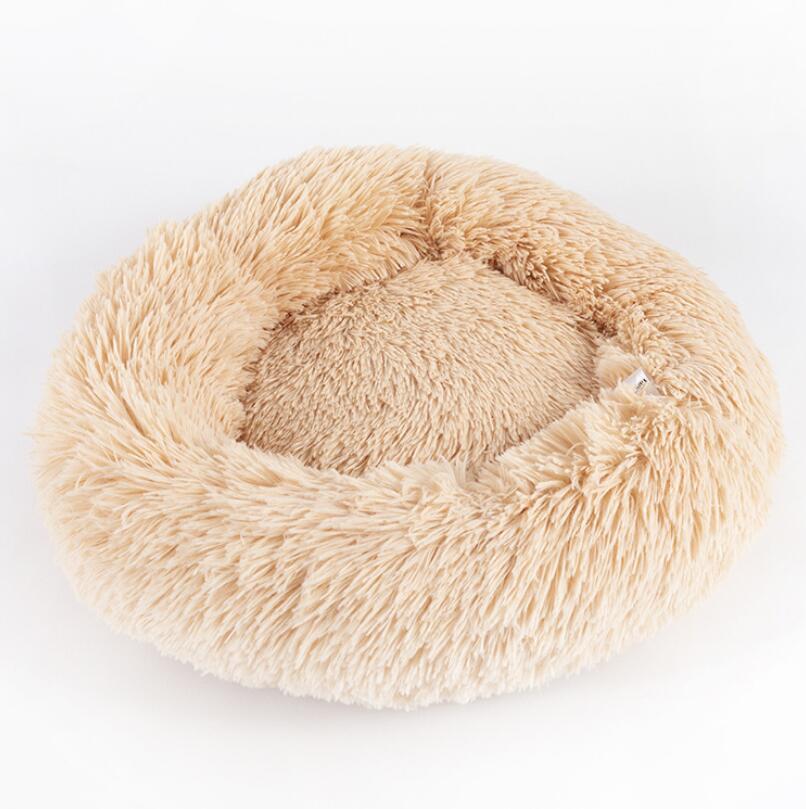 Dog Beds For Small Dogs Round Plush Cat Litter Kennel Pet Nest Mat Puppy Beds - My Store