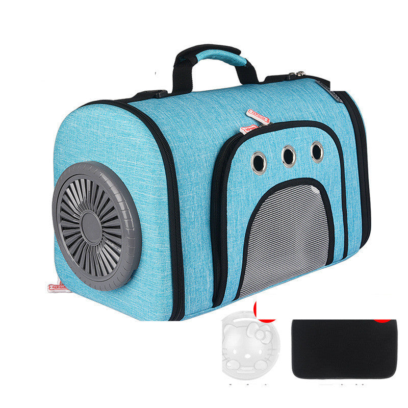 Pet Out Bag With Fan Side Mesh Ventilation - My Store