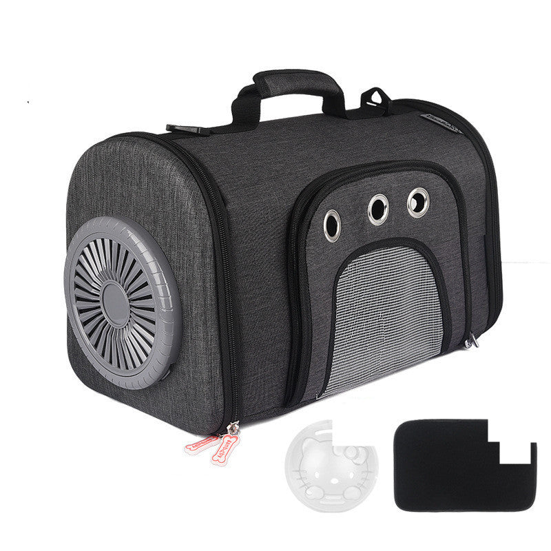 Pet Out Bag With Fan Side Mesh Ventilation - My Store