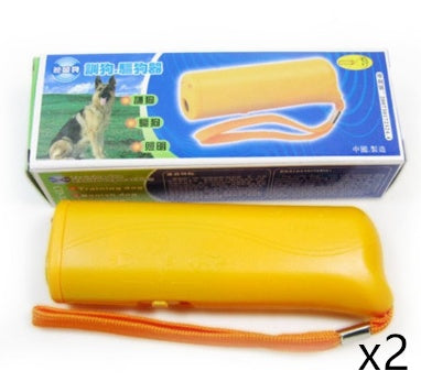 3-in-1 Anti Barking Dog Training Device Ultrasonic Dog Training Repeller LED Flashlight - My Store