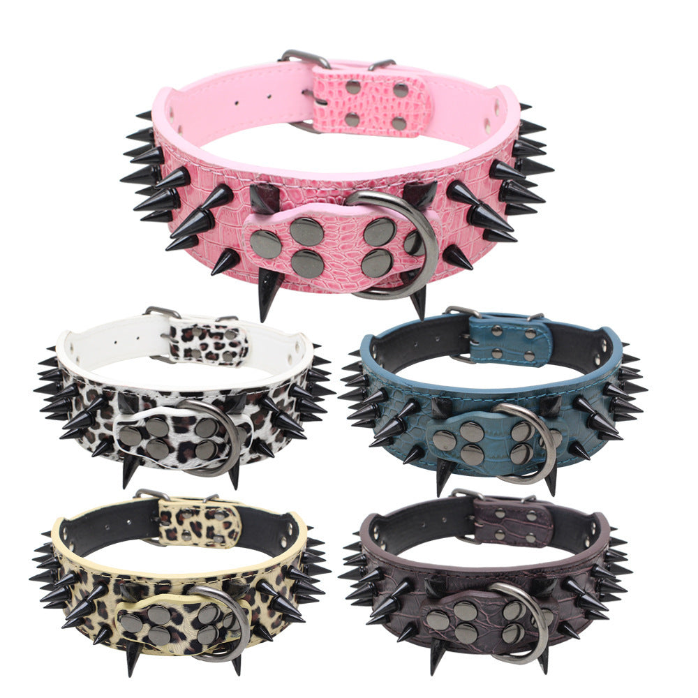 Large Explosion-Proof Rivet Bite-Proof Pet Collar - My Store