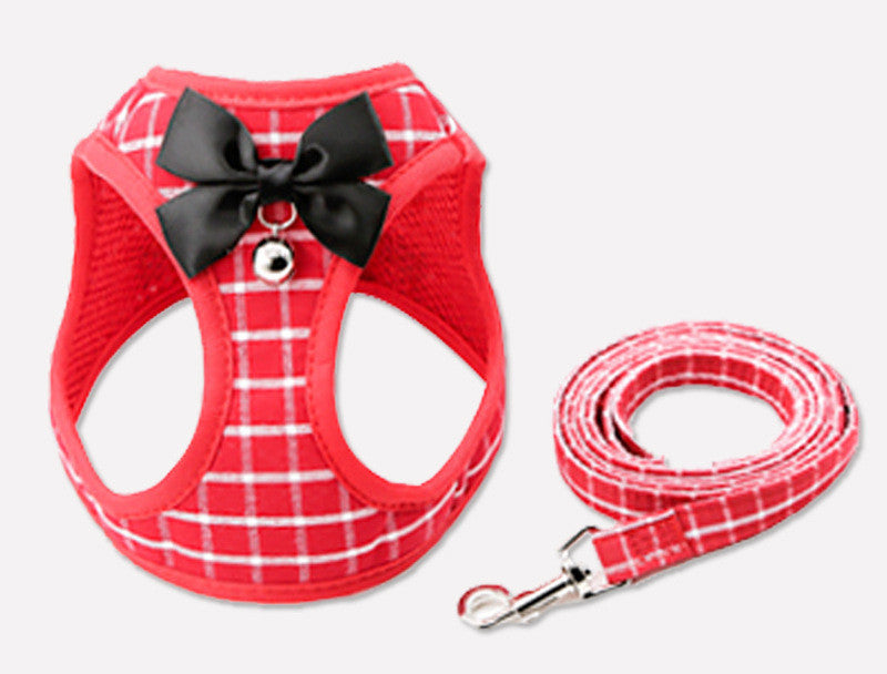 Cat Chain Traction Rope Set, Chest Harness, Cat Harness, Cat Collar, Dog Leash - My Store
