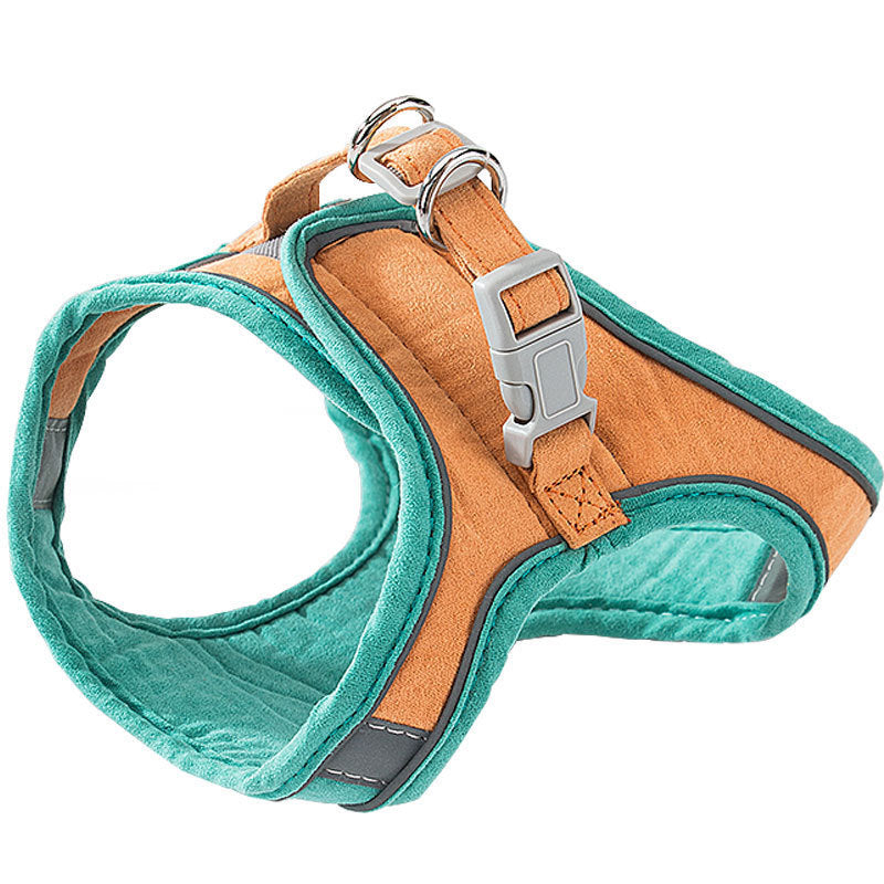 Cat Traction Rope Vest-Style Reflective Chest Harness Anti-Stroke Resistance Cute Go Out Dog Traction Rope Special Rope For Walking Cats - My Store