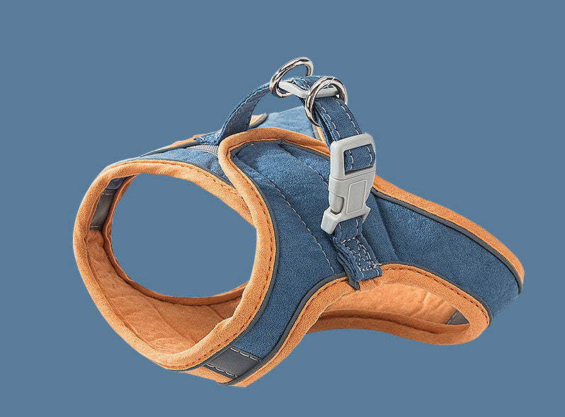 Cat Traction Rope Vest-Style Reflective Chest Harness Anti-Stroke Resistance Cute Go Out Dog Traction Rope Special Rope For Walking Cats - My Store