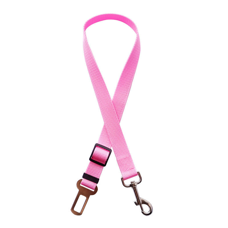 Adjustable Pet Cat Dog Car Seat Belt Pet Seat Vehicle Dog Harness Lead Clip Safety Lever Traction Dog Collars Dogs Accessoires Pets Products - My Store