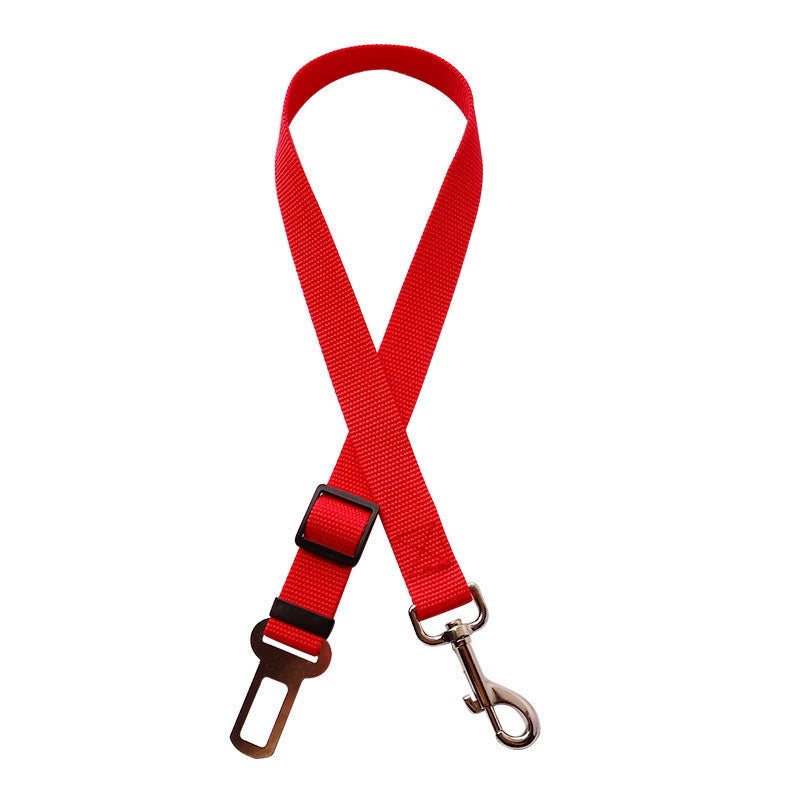 Adjustable Pet Cat Dog Car Seat Belt Pet Seat Vehicle Dog Harness Lead Clip Safety Lever Traction Dog Collars Dogs Accessoires Pets Products - My Store
