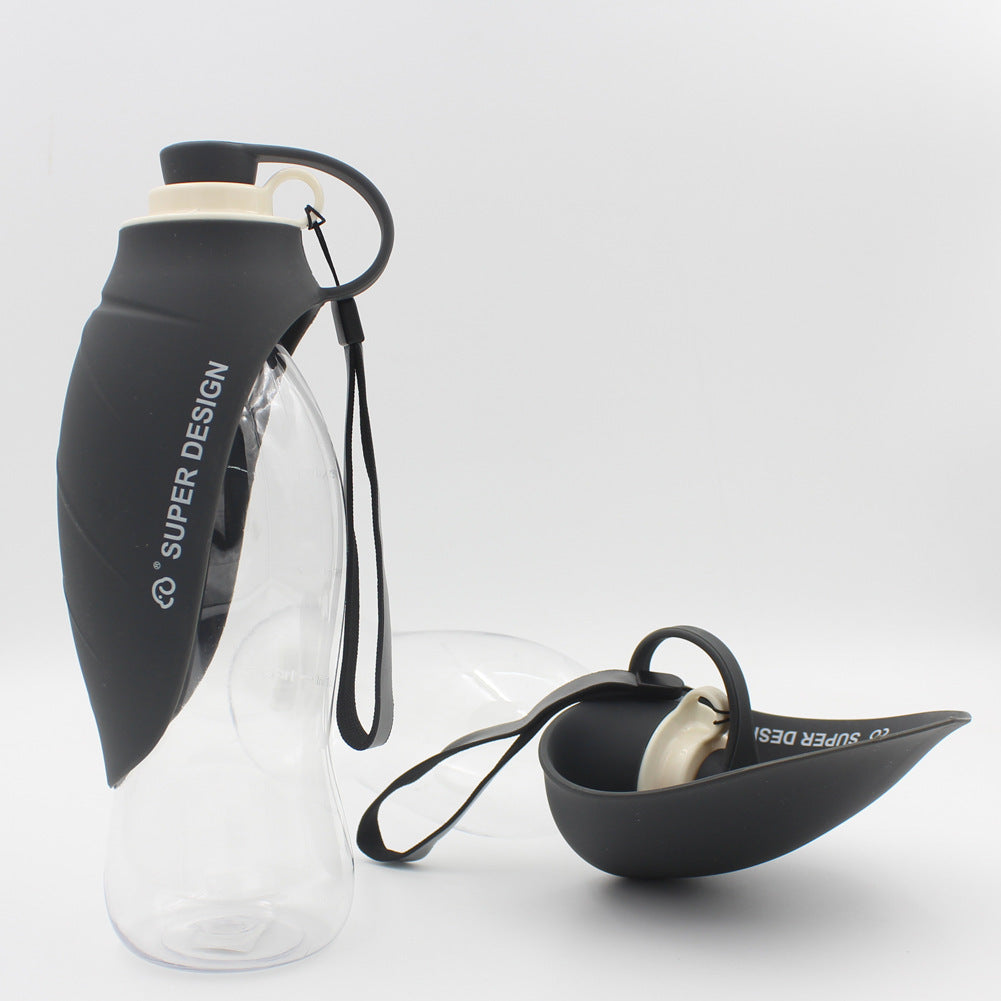 Portable Pet Water Dispenser Feeder Leak Proof With Drinking Cup Dish Bowl Dog Water Bottle - My Store