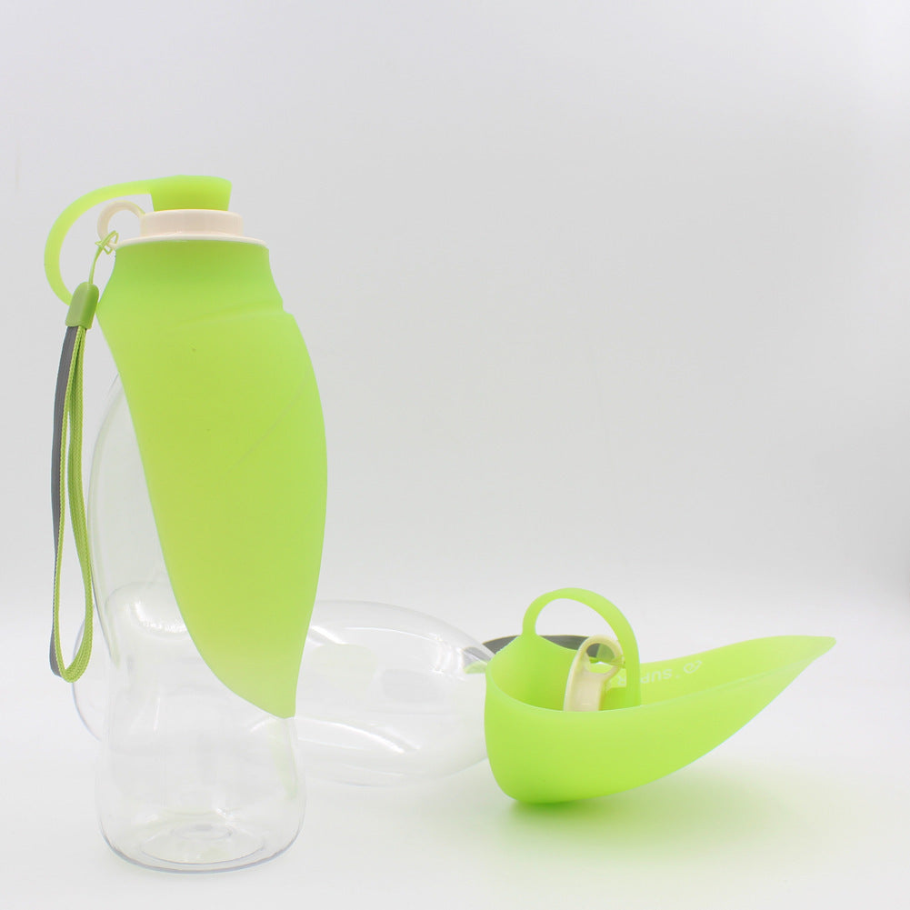 Portable Pet Water Dispenser Feeder Leak Proof With Drinking Cup Dish Bowl Dog Water Bottle - My Store