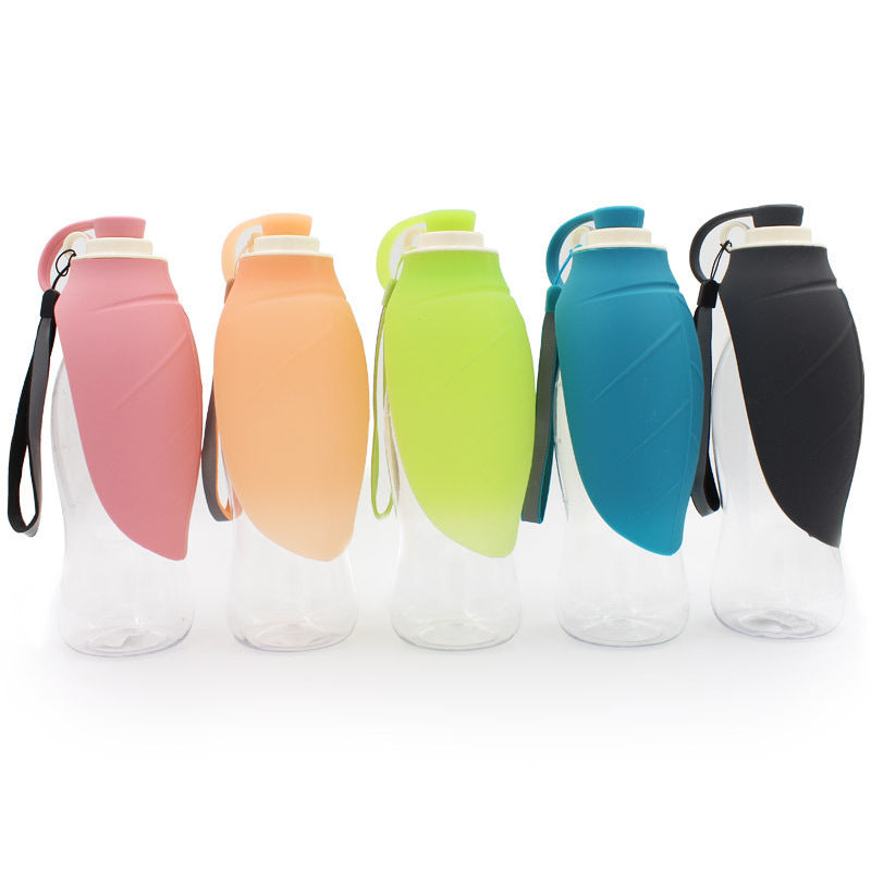 Portable Pet Water Dispenser Feeder Leak Proof With Drinking Cup Dish Bowl Dog Water Bottle - My Store