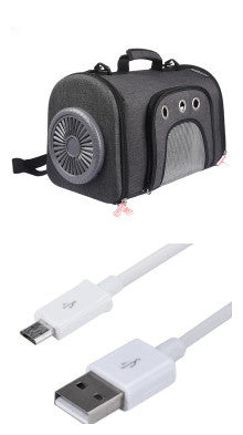 Pet Out Bag With Fan Side Mesh Ventilation - My Store