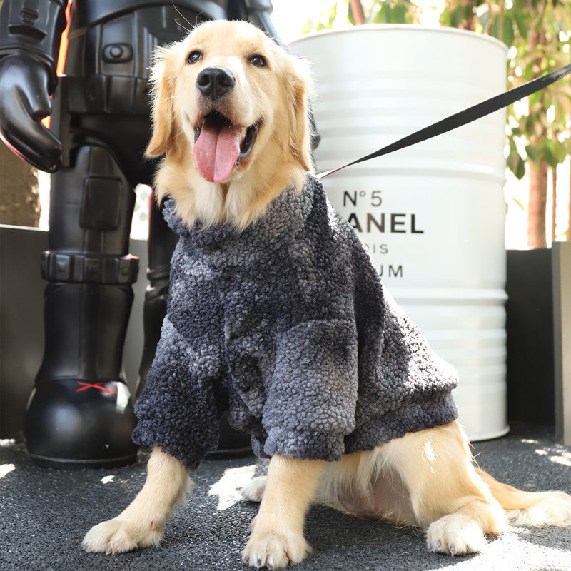 Fashion Dog Clothes Fall And Winter Labrador Loose Coat - My Store