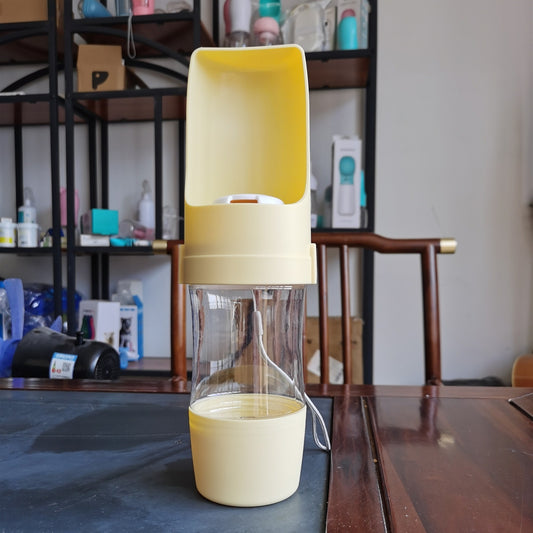 2 In 1 Travel Dog Water Bottle Pet Water Dispenser Feeder Drinking Feeder Dog Outing Water Feeder Pets Outdoor Portable Cup Pet Products - My Store