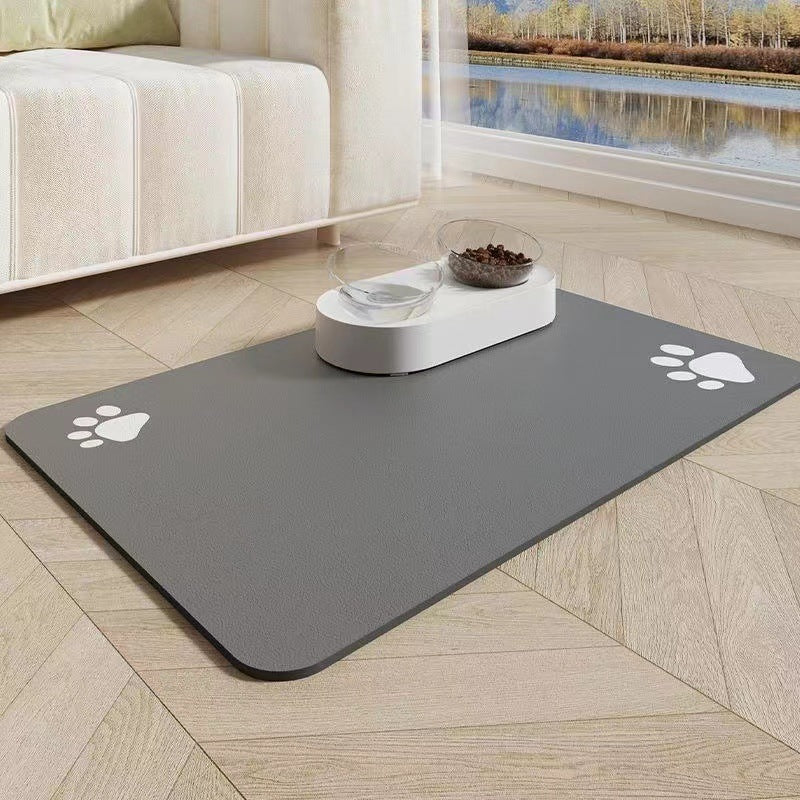 Pet Diatom Ooze Floor Mat Dogs And Cats Eating Mat Spill-proof Waterproof Quick-drying Placemat - My Store