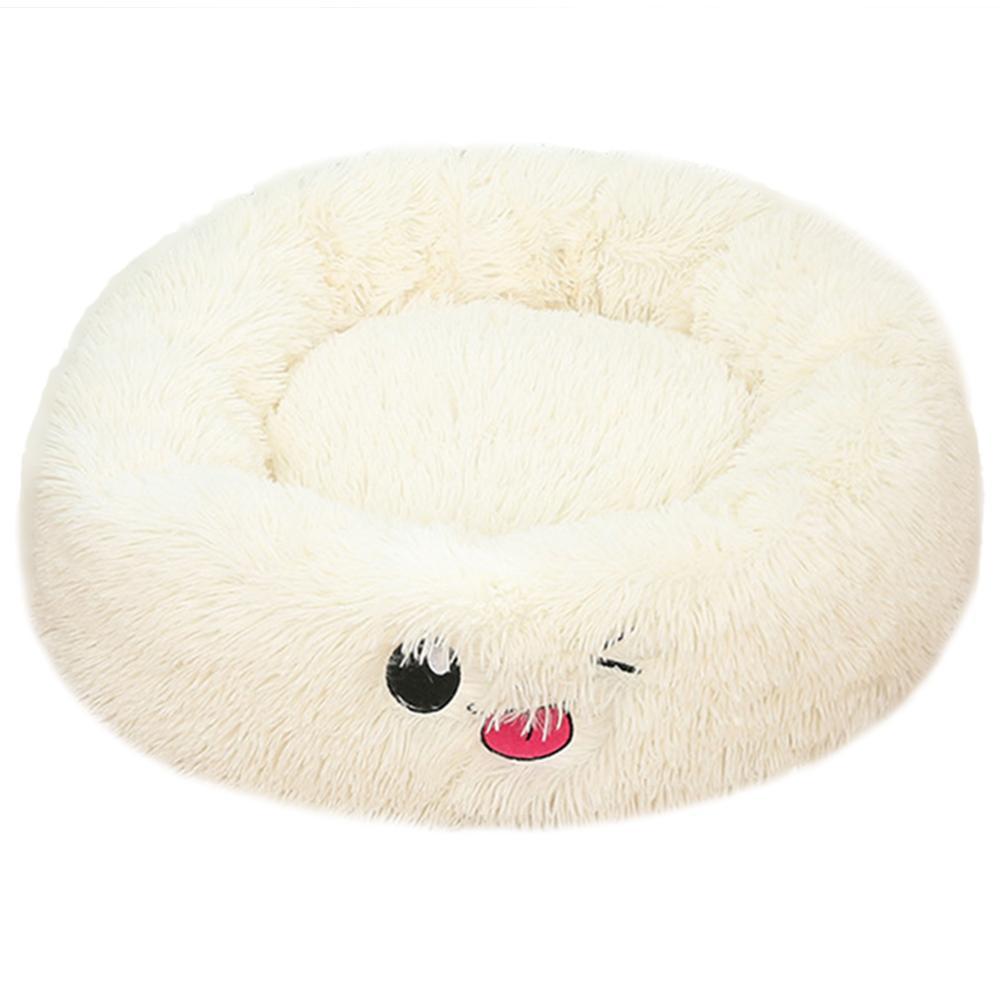 Dog Beds For Small Dogs Round Plush Cat Litter Kennel Pet Nest Mat Puppy Beds - My Store