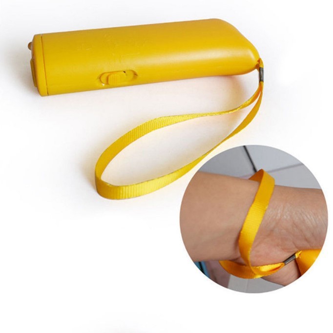 Boxed Battery-free Ultrasonic Dog Dispeller Dog Trainer Barking Dog Flashlight - My Store