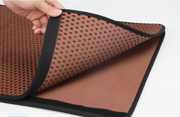 Pet Cat Litter Mat Pet Supplies EVA Double Cat Litter Mat - My Store