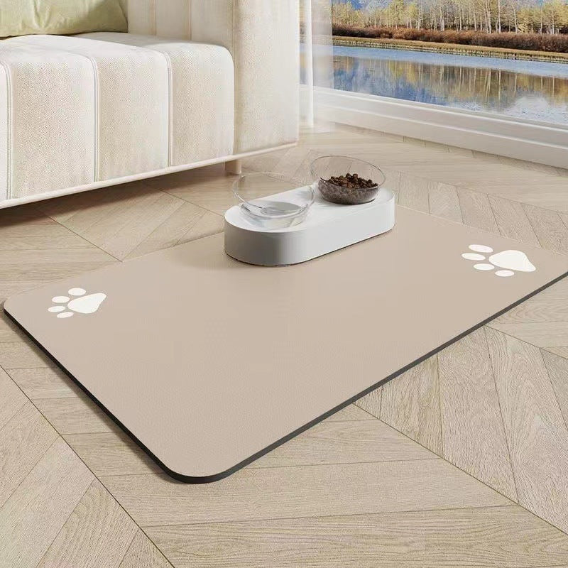 Pet Diatom Ooze Floor Mat Dogs And Cats Eating Mat Spill-proof Waterproof Quick-drying Placemat - My Store