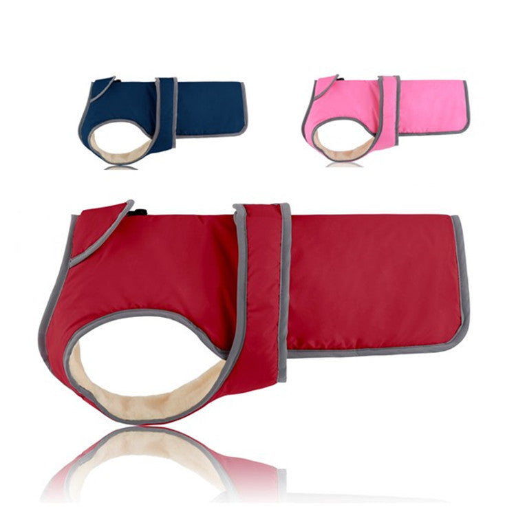 Lapel Pet Dog Clothes Autumn Cotton-padded Coat - My Store