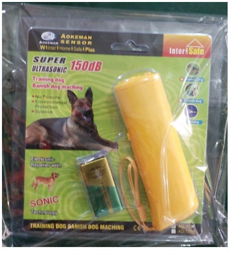 3-in-1 Anti Barking Dog Training Device Ultrasonic Dog Training Repeller LED Flashlight - My Store
