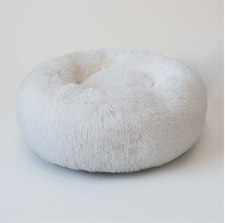 Dog Beds For Small Dogs Round Plush Cat Litter Kennel Pet Nest Mat Puppy Beds - My Store