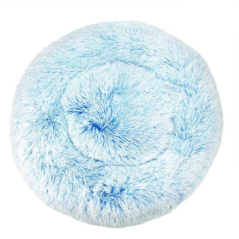 Pet Cat Supplies Round Plush Cat Litter Kennel Dog Mat To Keep Warm In Winter - My Store