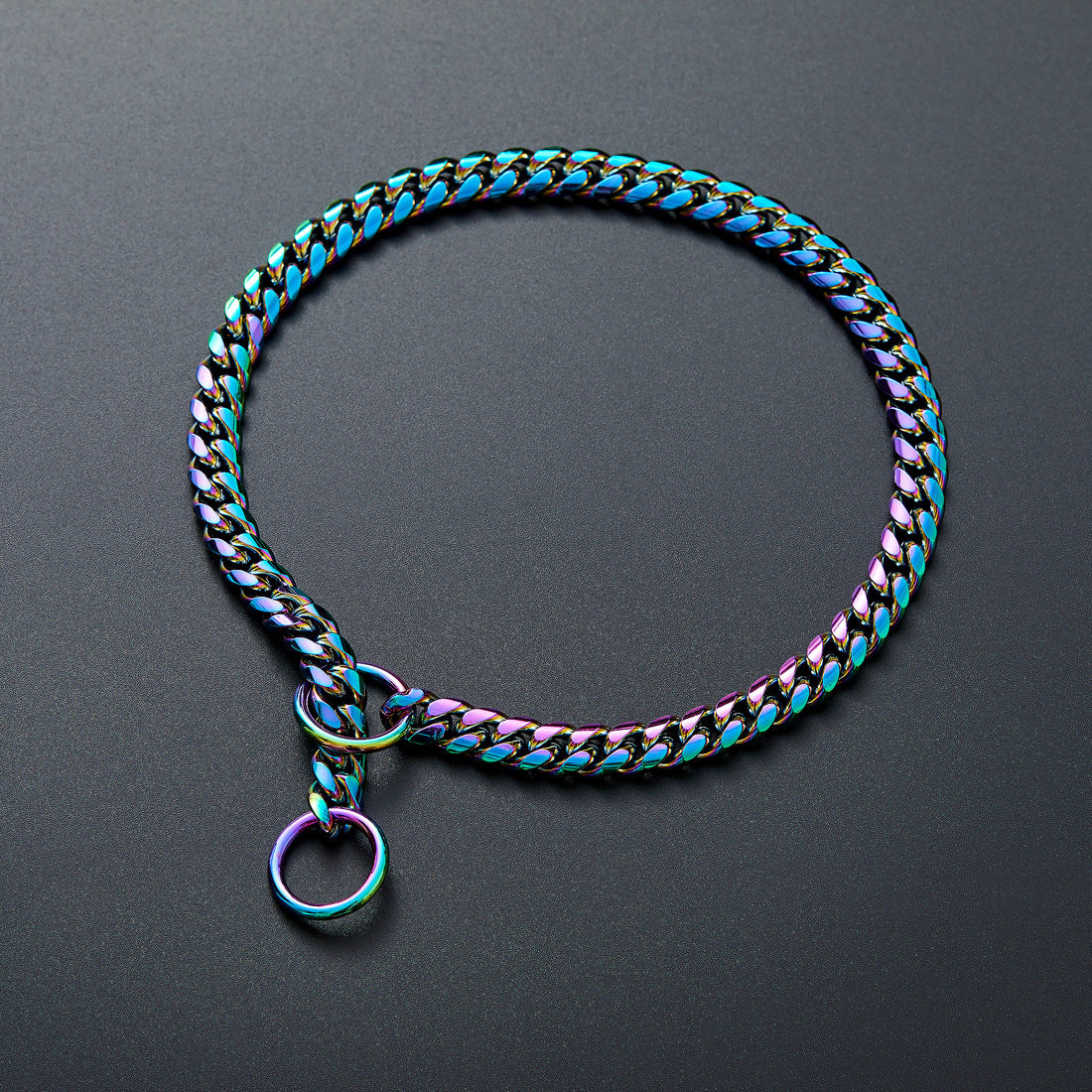 Small And Medium Sized Pet Dog Leash Stainless Steel Encrypted Collar - My Store
