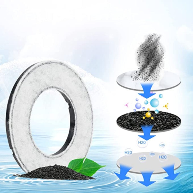 2L Cat And Dog Basin With Floating Bowl Anti-overflow Slow Water Inlet Distributor - My Store