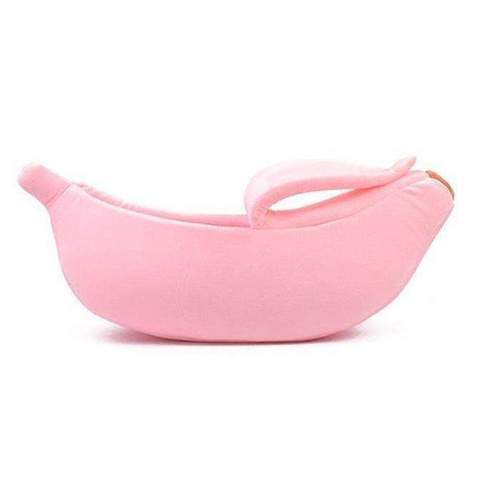 Pet House Dog Bed Banana Shape Dog House Cute Pet Kennel Nest Warm Dog Sofas Sleeping Bed - My Store