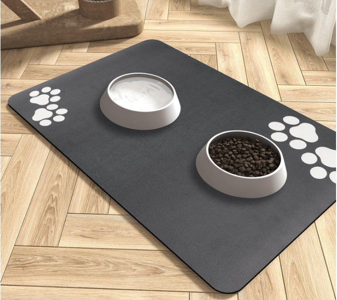 Pet Diatom Ooze Floor Mat Dogs And Cats Eating Mat Spill-proof Waterproof Quick-drying Placemat - My Store