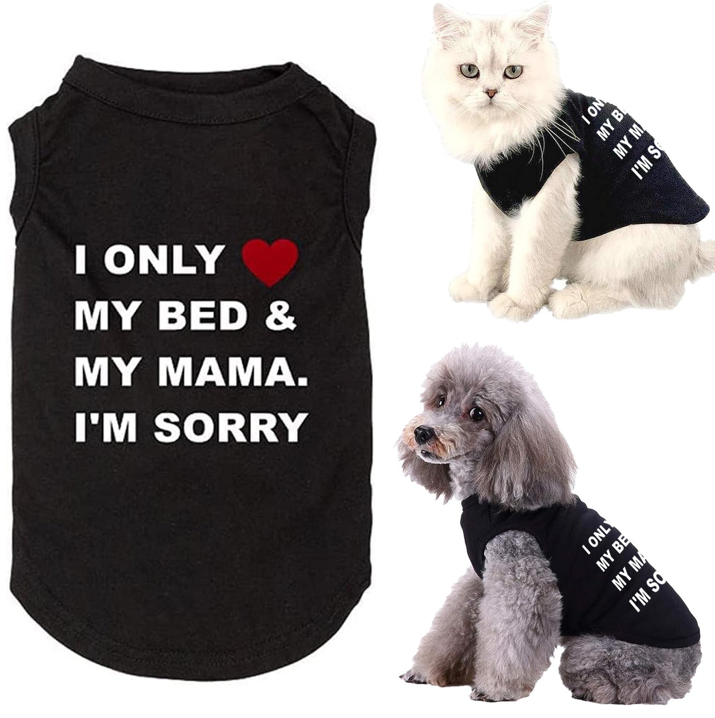 Cat Clothes Breathable Cute Summer Thin Poodle Cartoon Pet Vest - My Store
