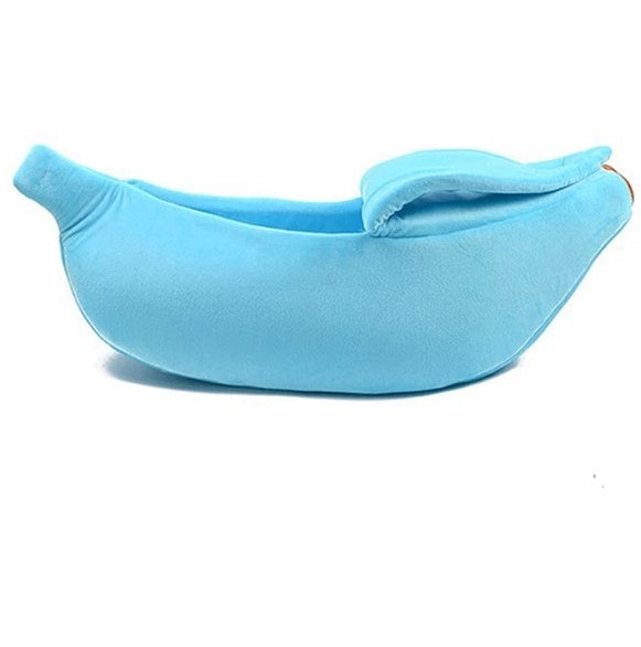 Pet House Dog Bed Banana Shape Dog House Cute Pet Kennel Nest Warm Dog Sofas Sleeping Bed - My Store