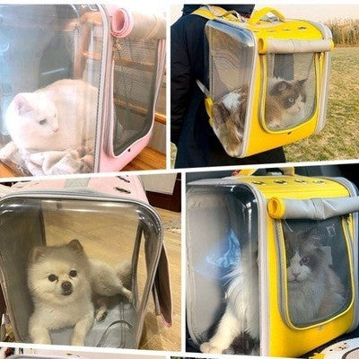 Pet bag cat go out portable backpack cat bag - My Store