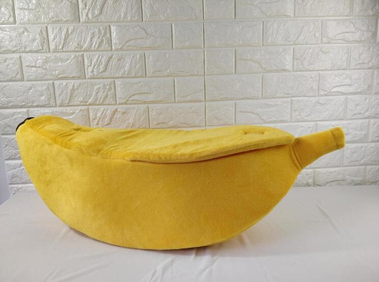 Pet House Dog Bed Banana Shape Dog House Cute Pet Kennel Nest Warm Dog Sofas Sleeping Bed - My Store