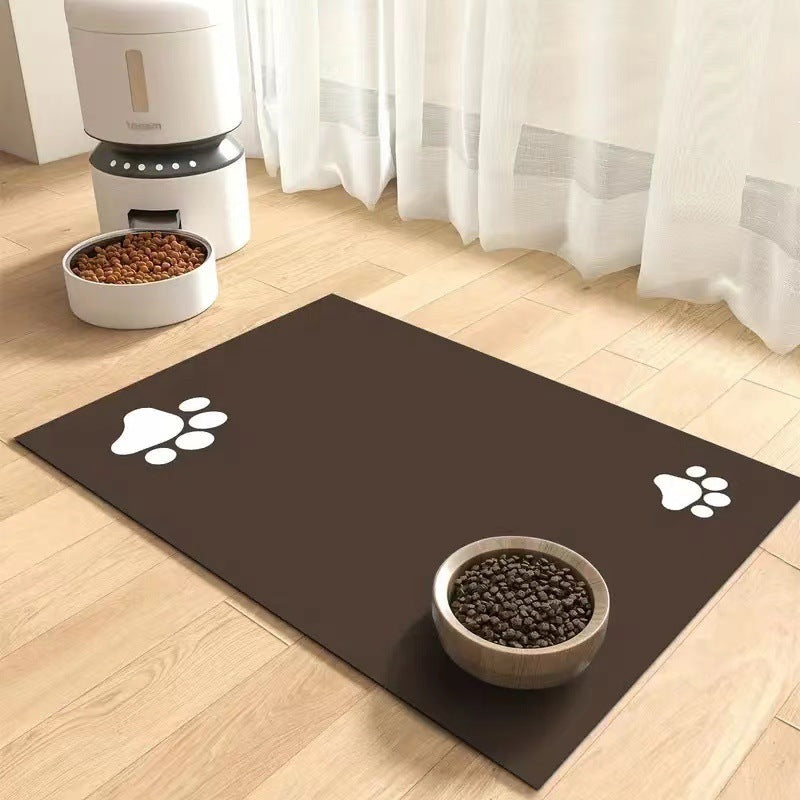 Pet Diatom Ooze Floor Mat Dogs And Cats Eating Mat Spill-proof Waterproof Quick-drying Placemat - My Store