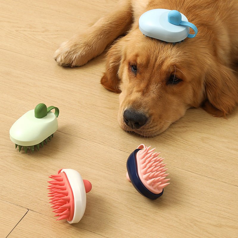 Soft Silicone Pets Hair Remover Comb Handheld Bath Shower Hair Shampoo Massage Brush For Dogs Cats Cleaning Tools Pet Products - My Store