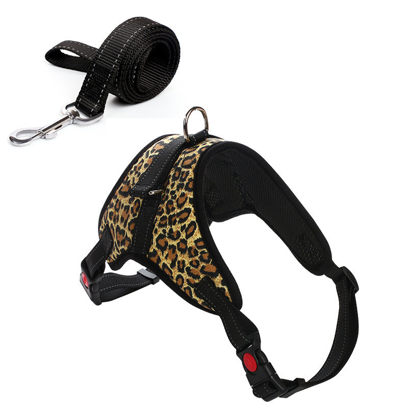 Camouflage harness and dog leash - My Store