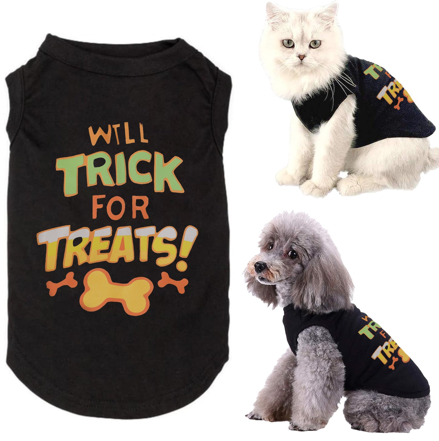 Cat Clothes Breathable Cute Summer Thin Poodle Cartoon Pet Vest - My Store